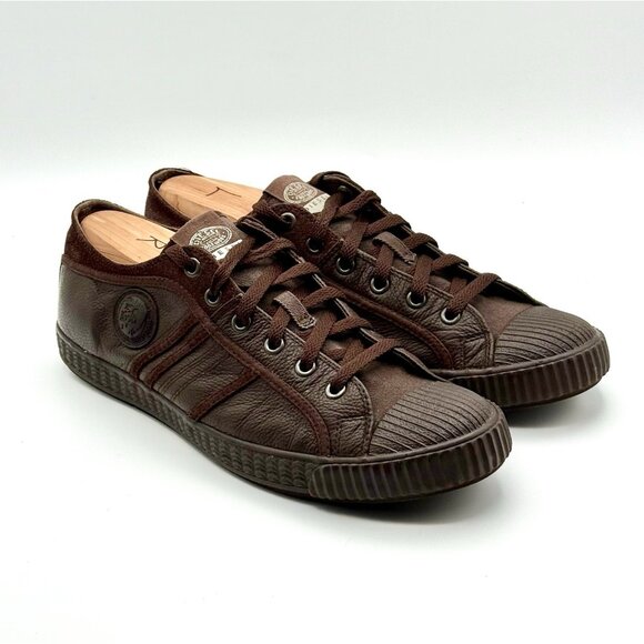 Diesel Other - Diesel Yuk & Net Men's Size 12 Brown Low leather/Suede/canvas shoes Pre Owned